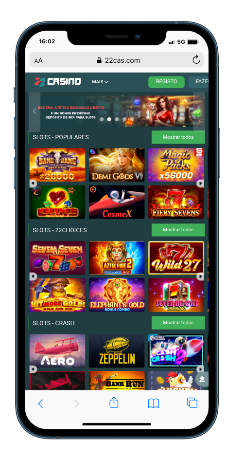 22Casino Móvel 22Casino mobile