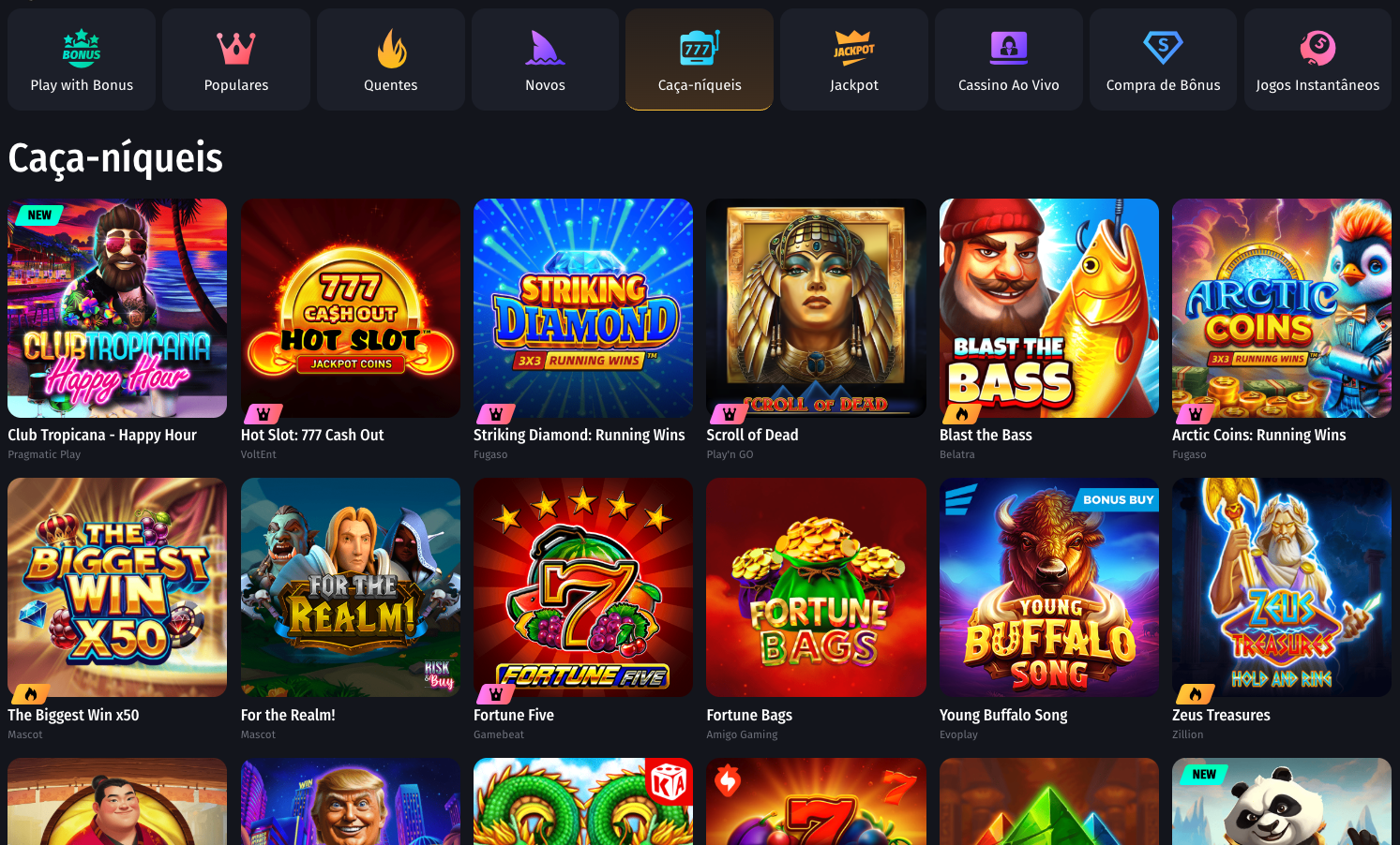 Jogos no WinShark Casino WinShark Casino Jogos