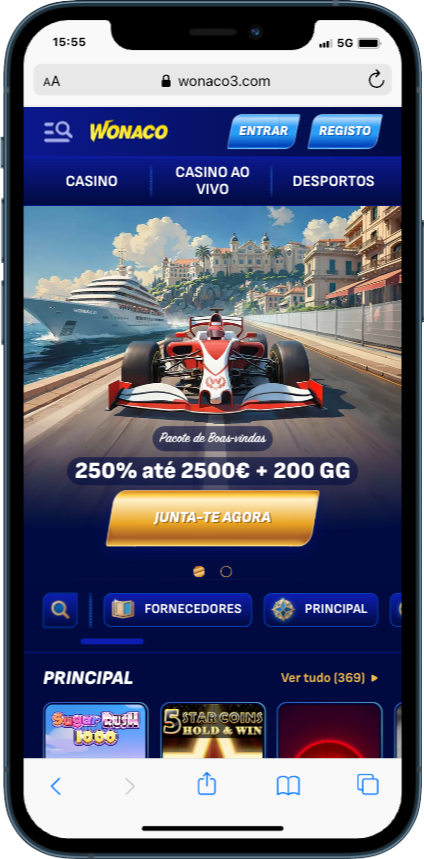 Wonaco Casino Móvel Wonaco Casino mobile